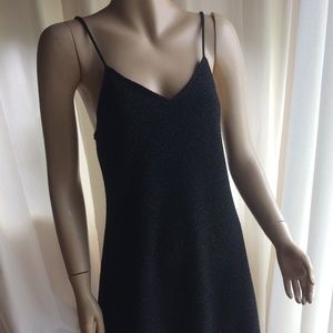 Black & Silver Mini Dress